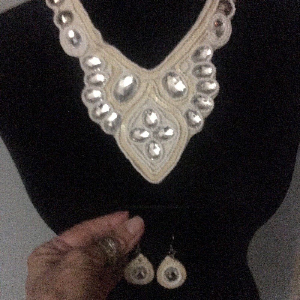 Necklace and earrings